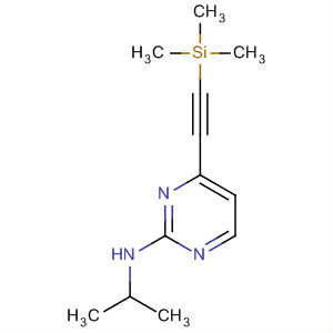 N-isopropyl-4-(2-(trimethylsilyl)ethynyl)pyrimidin-2-amine Structure,876521-30-1Structure