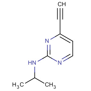 4-乙炔-n-異丙基嘧啶-2-胺結構式_876521-34-5結構式