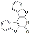 Bisbenzofuro[2,3-b:3,2-d]pyridin-7(6h)-one,6-methyl- (9ci) Structure,876620-17-6Structure