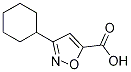 3-Cyclohexyl-isoxazole-5-carboxylic acid Structure,876716-46-0Structure