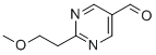 2-(2-Methoxy-ethyl)-pyrimidine-5-carbaldehyde Structure,876717-41-8Structure