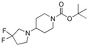 Tert-butyl4-(3,3-difluoropyrrolidin-1-yl)piperidine-1-carboxylate Structure,877125-71-8Structure