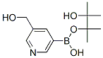 3-Pyridinemethanol, 5-(4,4,5,5-tetramethyl-1,3,2-dioxaborolan-2-yl)- Structure,877149-81-0Structure