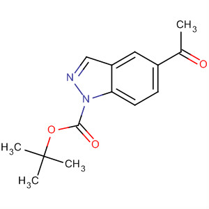 5-Acetyl-1h-indazole-1-carboxylic acid,1,1-dimethylethyl ester Structure,877264-73-8Structure