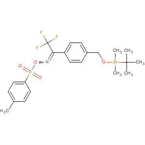 4-[2,2,2-Trifluoroethyl-1-o-((4-methylphenyl)sulfonyl)oxime]benzyl alcohol tert-butyl(dimethyl)silyl ether Structure,87736-80-9Structure