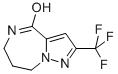 2-(Trifluoromethyl)-7,8-dihydro-6h-pyrazolo[1,5-a][1,4]diazepin-4-ol Structure,877402-85-2Structure