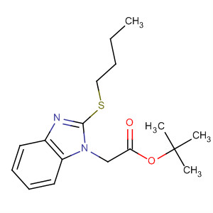 Tert-butyl (2-butylsulfanyl-benzoimidazol-1-yl)-acetate Structure,877623-53-5Structure