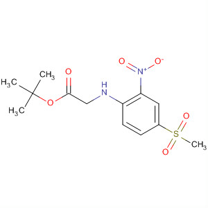 Tert-butyl (4-methanesulfonyl-2-nitro-phenylamino)-acetate Structure,877628-69-8Structure