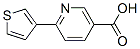 6-(噻吩-3-基)-煙酸結(jié)構(gòu)式_877674-90-3結(jié)構(gòu)式