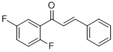 2-Propen-1-one,1-(2,5-difluorophenyl)-3-phenyl-,(2e)- Structure,877862-83-4Structure