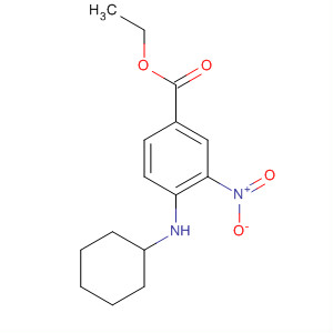 Ethyl 4-(cyclohexylamino)-3-nitrobenzoate Structure,87815-77-8Structure