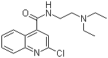 2-Chloro-n-[2-(diethylamino)ethyl]-4-quinolinecarboxamide Structure,87864-14-0Structure