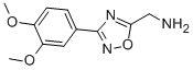 C-[3-(3,4-dimethoxy-phenyl)-[1,2,4]oxadiazol-5-yl]-methylamine Structure,878977-92-5Structure