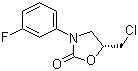 (5R)-5-(chloromethyl)-3-(3-fluorophenyl)-2-oxazolidinone Structure,879215-66-4Structure