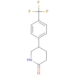 5-[4-(Trifluoromethyl)phenyl]-2-piperidinone Structure,87922-74-5Structure