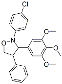 2-(4-氯苯基)-4-苯基-3-(3,4,5-三甲氧基苯基)-異噁唑啉結(jié)構(gòu)式_879224-64-3結(jié)構(gòu)式