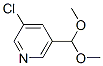 3-Chloro-5-dimethoxymethylpyridine Structure,879326-81-5Structure