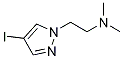 2-(4-碘-1H-吡唑-1-基)-N,N-二甲基乙胺結(jié)構(gòu)式_879488-19-4結(jié)構(gòu)式