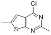 4-Chloro-2,6-dimethylthieno[2,3-d]pyrimidine Structure,879873-61-7Structure