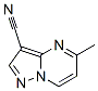 Pyrazolo[1,5-a]pyrimidine-3-carbonitrile,5-methyl- Structure,879900-25-1Structure