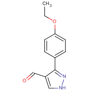 3-(4-乙氧基苯基)-1H-吡唑-4-甲醛結(jié)構(gòu)式_879996-58-4結(jié)構(gòu)式