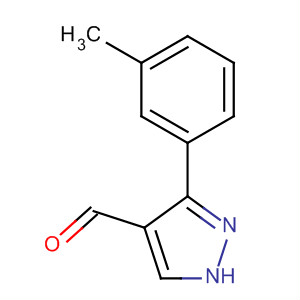 3-(3-Methylphenyl)-1h-pyrazole-4-carbaldehyde Structure,879996-61-9Structure