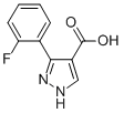 3-(2-Fluorophenyl)-pyrazole-4-carboxylic acid Structure,879996-73-3Structure