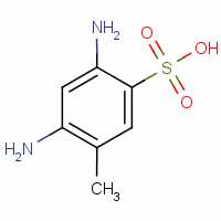 Benzenesulfonic acid,2,4-diamino-5-methyl- Structure,88-52-8Structure