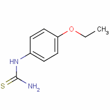 1-(4-乙氧基苯基)-2-硫脲結(jié)構(gòu)式_880-29-5結(jié)構(gòu)式