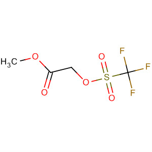 Acetic acid, 2-[[(trifluoromethyl)sulfonyl]oxy]-, methyl ester Structure,88016-31-3Structure