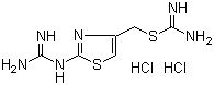 (S)-((2-胍基-4-噻唑基)甲基)異硫脲二鹽酸鹽結(jié)構(gòu)式_88046-01-9結(jié)構(gòu)式