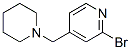 2-Bromo-4-(1-piperidinomethyl)pyridine Structure,88046-02-0Structure