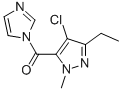 1-[(4-Chloro-3-ethyl-1-methyl-1h-pyrazol-5-yl)carbonyl]-1h-imidazole Structure,880495-51-2Structure