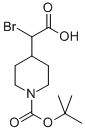 A-Bromo-1-[(1,1-dimethylethoxy)carbonyl]-4-piperidineacetic acid Structure,881016-89-3Structure