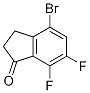 4-Bromo-6,7-difluoro-2,3-dihydroinden-1-one Structure,881189-76-0Structure