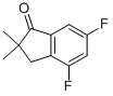 4,6-Difluoro-2,3-dihydro-2,2-dimethyl-1h-inden-1-one Structure,881189-93-1Structure