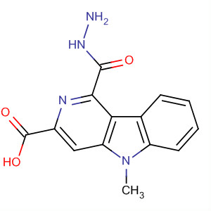 5-Methyl-5h-pyrido[4,3-b]indole-3-carboxylic acid hydrazide Structure,88129-36-6Structure