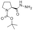 2-(肼羰基)吡咯烷-1-羧酸-(S)-叔丁酯結(jié)構(gòu)式_881310-04-9結(jié)構(gòu)式