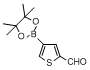 2-Formylthiophene-4-boronic acid, pinacol ester Structure,881381-12-0Structure