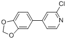 2-Chloro-4-(1,3-benzodioxol-5-yl)pyridine Structure,881419-21-2Structure