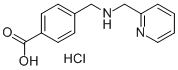 4-([(2-Pyridinylmethyl)amino]methyl)benzoic acid hydrochloride Structure,881441-03-8Structure