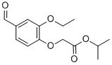 (2-Ethoxy-4-formylphenoxy)-acetic acid 1-methylethyl ester Structure,881459-83-2Structure