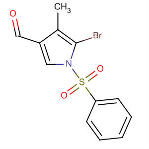 5-Bromo-4-methyl-1-(phenylsulfonyl)-1h-pyrrole-3-carbaldehyde Structure,881676-28-4Structure