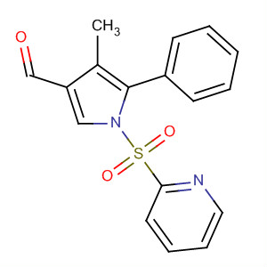 4-Methyl-5-phenyl-1-(pyridin-2-ylsulfonyl)-1h-pyrrole-3-carbaldehyde Structure,881677-36-7Structure