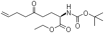 (2S)-2-[[(叔丁氧基)羰基]氨基]-5-氧代-8-壬烯酸乙酯結(jié)構(gòu)式_881683-80-3結(jié)構(gòu)式