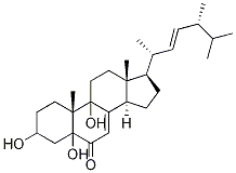 3,5,9-Trihydroxyergosta-7,22-dien-6-one Structure,88191-14-4Structure