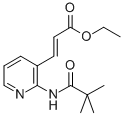 Ethyl 3-(2-trimethylacetamido-3-pyridyl)acrylate Structure,882029-13-2Structure