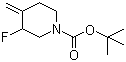 Tert-butyl 3-fluoro-4-methylidenepiperidine-1-carboxylate Structure,882033-92-3Structure