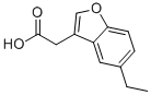 (5-Ethyl-1-benzofuran-3-yl)acetic acid Structure,882248-24-0Structure