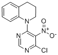 1-(6-Chloro-5-nitro-4-pyrimidinyl)-1,2,3,4-tetrahydroquinoline Structure,882276-62-2Structure